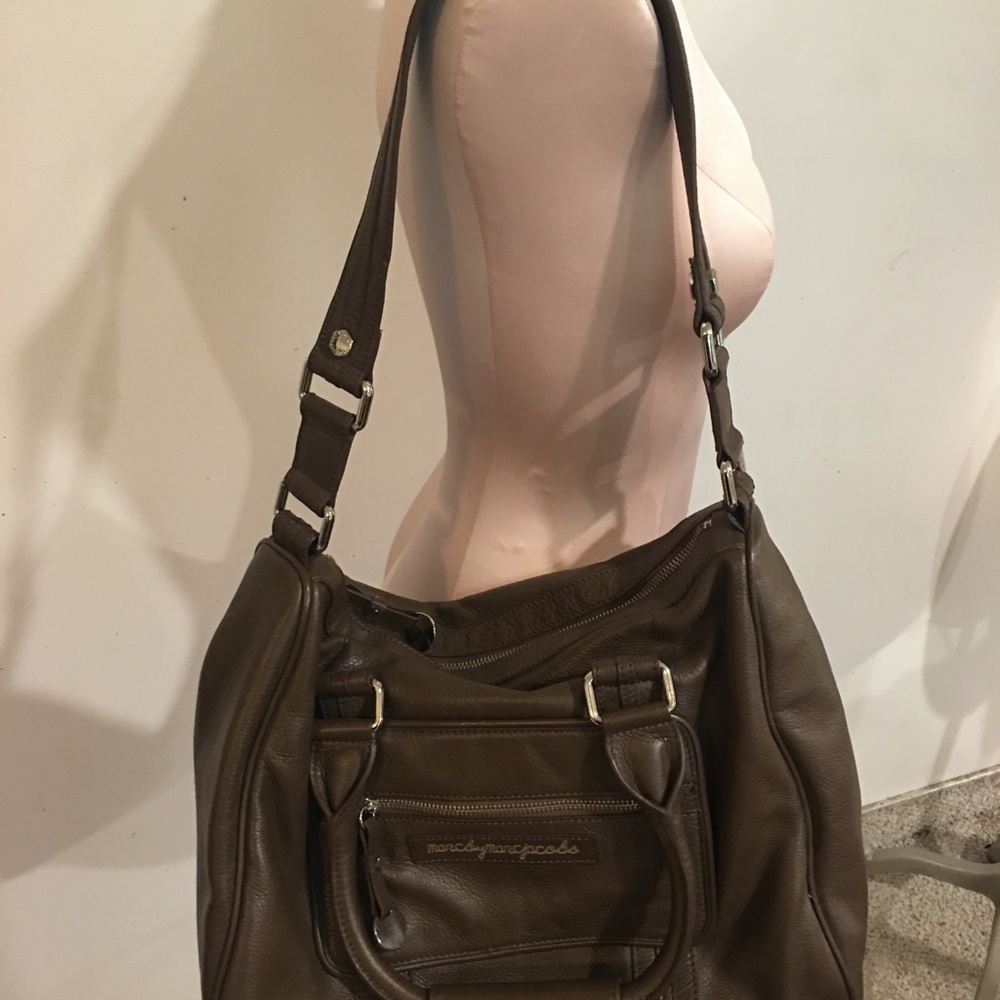 Marc Jacobs Brown Leather Purse NEW w/Tags & Duster Bag Gorgeous Marc Jacobs Bag - Picture 9 of 15